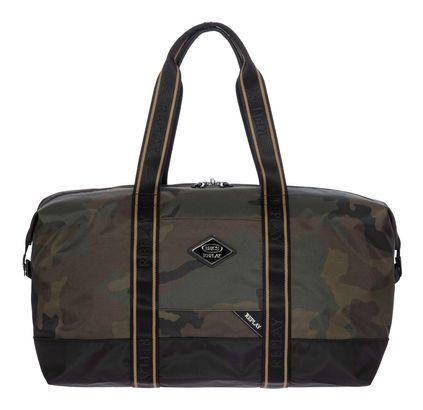 BRIC'S Replay Camoufla Holdall Folding Duffle Bag M Green Camou