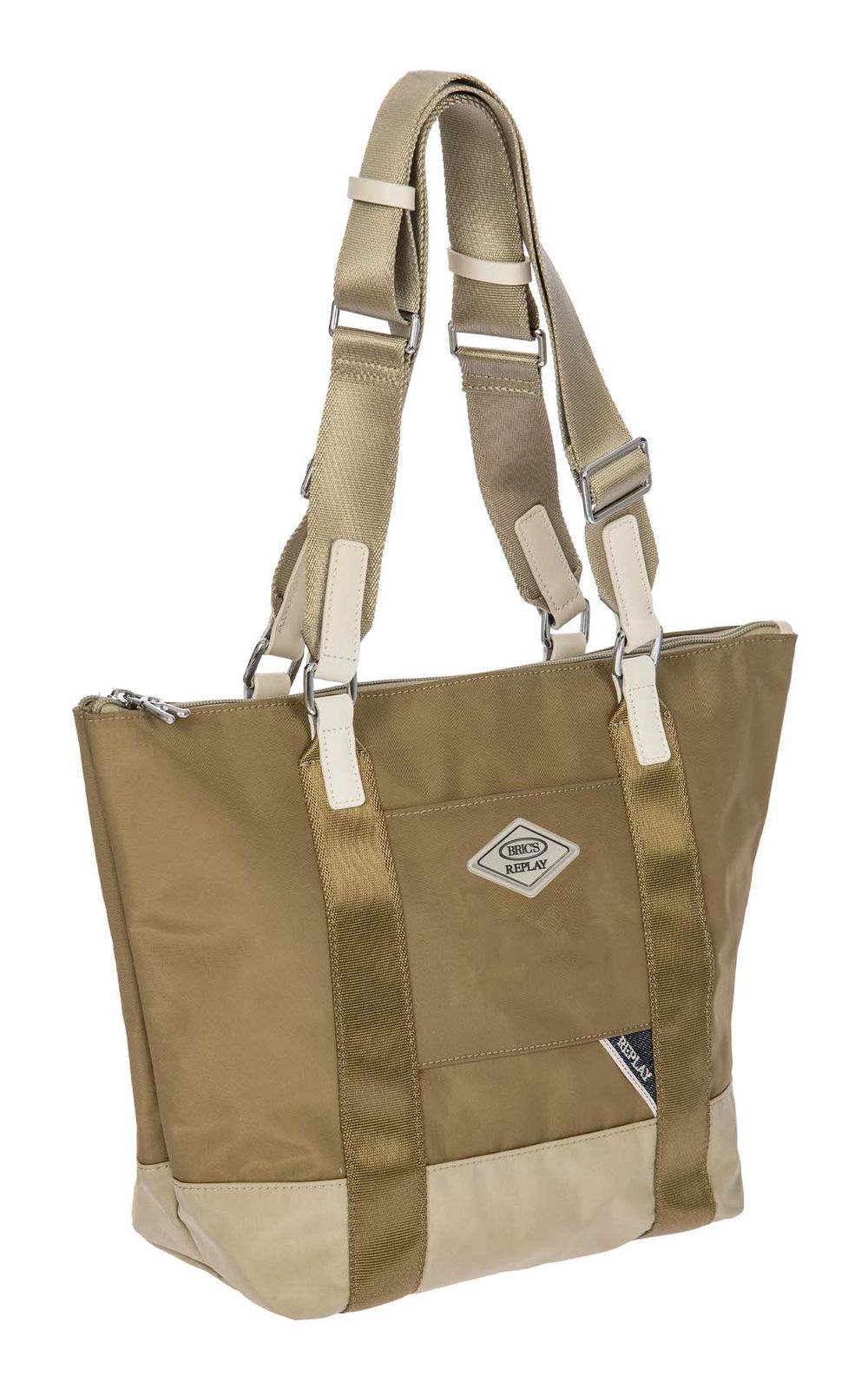 BRIC'S Replay Sand Woo Shopping Bag Sand Wood BRIC'S Replay Sand Woo Shopping Bag Sand Wood