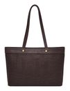 FOSSIL Jessie Woven Tote Chocolate FOSSIL Jessie Woven Tote Chocolate