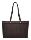 FOSSIL Jessie Woven Tote Chocolate FOSSIL Jessie Woven Tote Chocolate