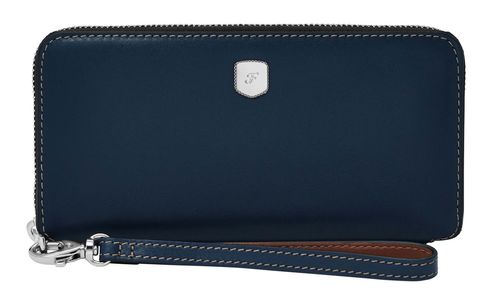 FOSSIL Lennox Zip Continental Wallet Insignia Blue