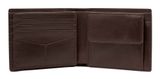 FOSSIL Derrick Coin Pocket Bifold Wallet Brown