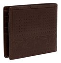 FOSSIL Derrick Coin Pocket Bifold Wallet Brown