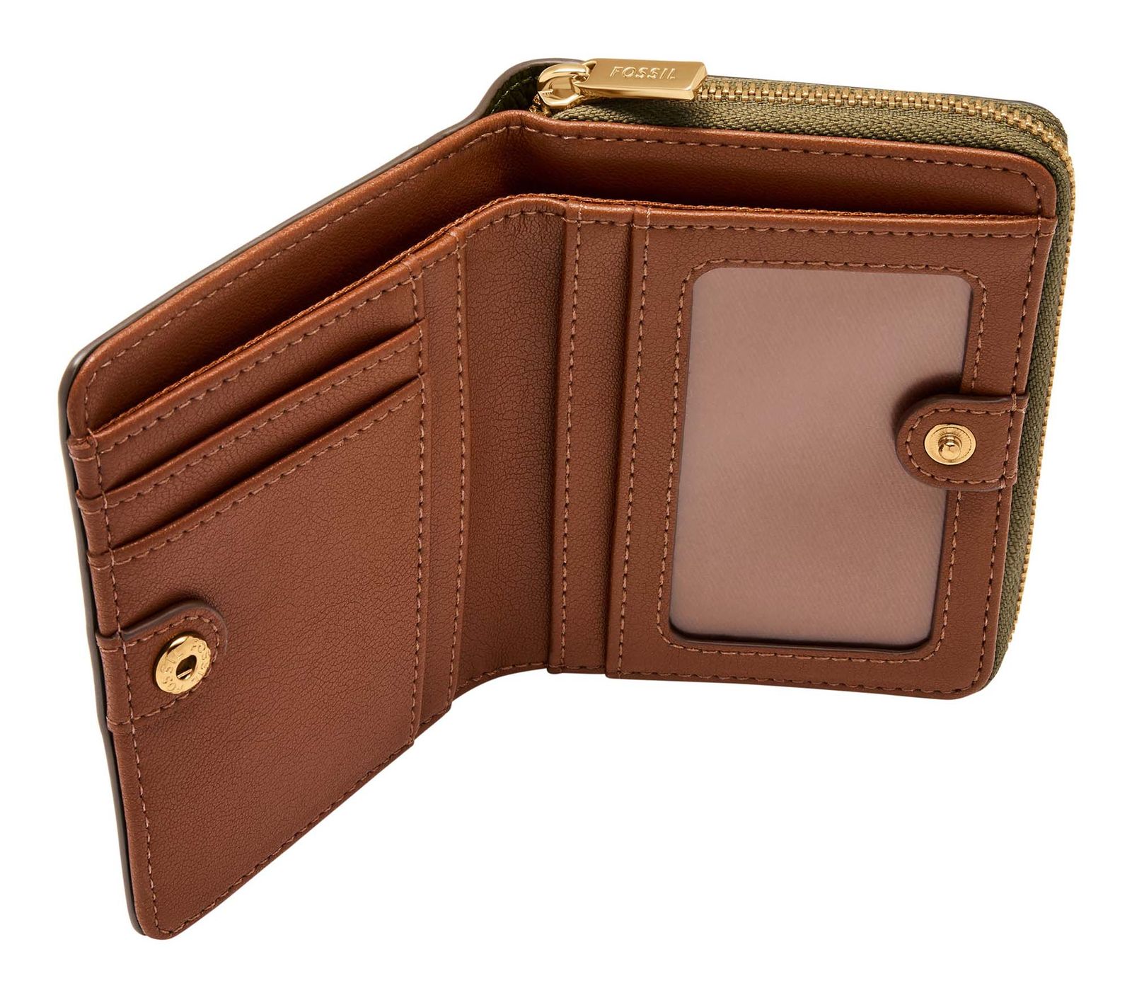 FOSSIL Logan RFID Mini Multifunction Desert Olive FOSSIL Logan RFID Mini Multifunction Desert Olive