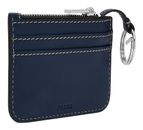 FOSSIL Lennox Zip Card Case Insignia Blue FOSSIL Lennox Zip Card Case Insignia Blue