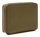 FOSSIL Logan Zip Around Card Case RFID Desert Olive