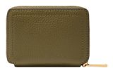 FOSSIL Logan Zip Around Card Case RFID Desert Olive