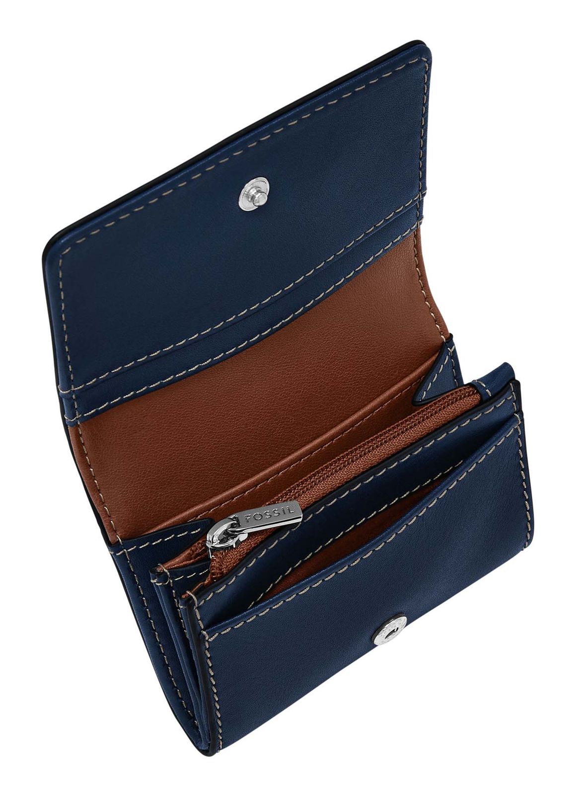 FOSSIL Lennox Small Flap Wallet Insignia Blue FOSSIL Lennox Small Flap Wallet Insignia Blue