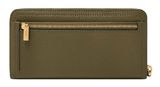 FOSSIL Logan RFID Zip Around Clutch Desert Olive