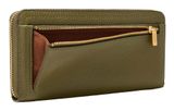 FOSSIL Logan RFID Zip Around Clutch Desert Olive