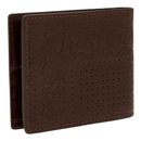 FOSSIL Derrick Bifold Wallet With Flip ID Brown Paisley