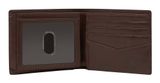 FOSSIL Derrick Bifold Wallet With Flip ID Brown Paisley