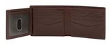 FOSSIL Derrick Bifold Wallet With Flip ID Brown Paisley