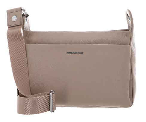 MANDARINA DUCK Mellow Leather Crossover Bag Warm Taupe