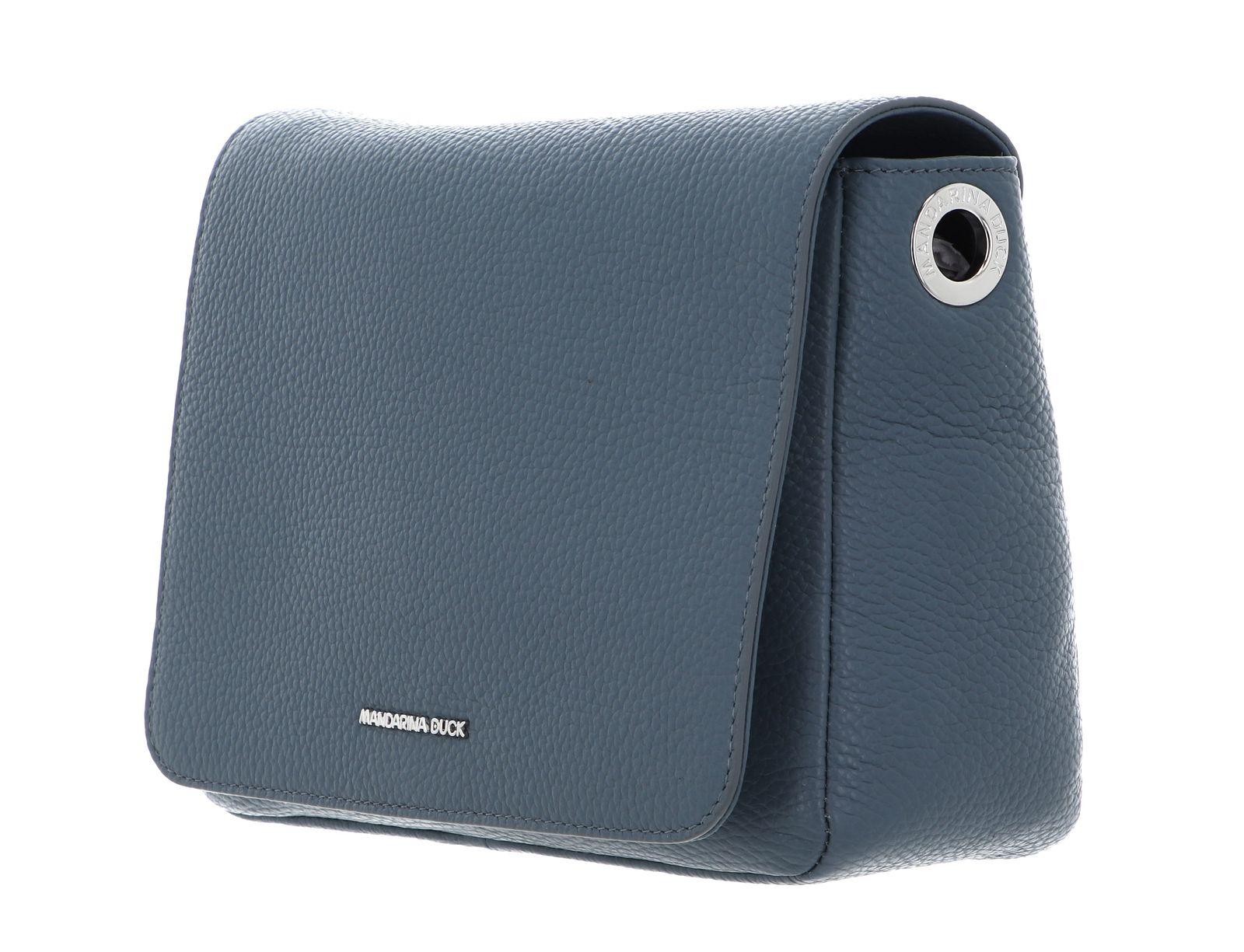 MANDARINA DUCK Mellow Leather Hunting Bag Iron MANDARINA DUCK Mellow Leather Hunting Bag Iron