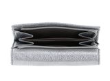 MANDARINA DUCK Mellow Metal Wallet with Flap Silver MANDARINA DUCK Mellow Metal Wallet with Flap Silver