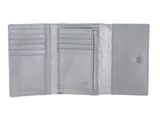 MANDARINA DUCK Mellow Metal Wallet with Flap Silver MANDARINA DUCK Mellow Metal Wallet with Flap Silver