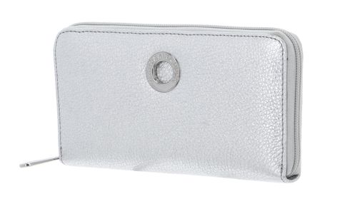 MANDARINA DUCK Mellow Metal Zip Around Wallet L Silver