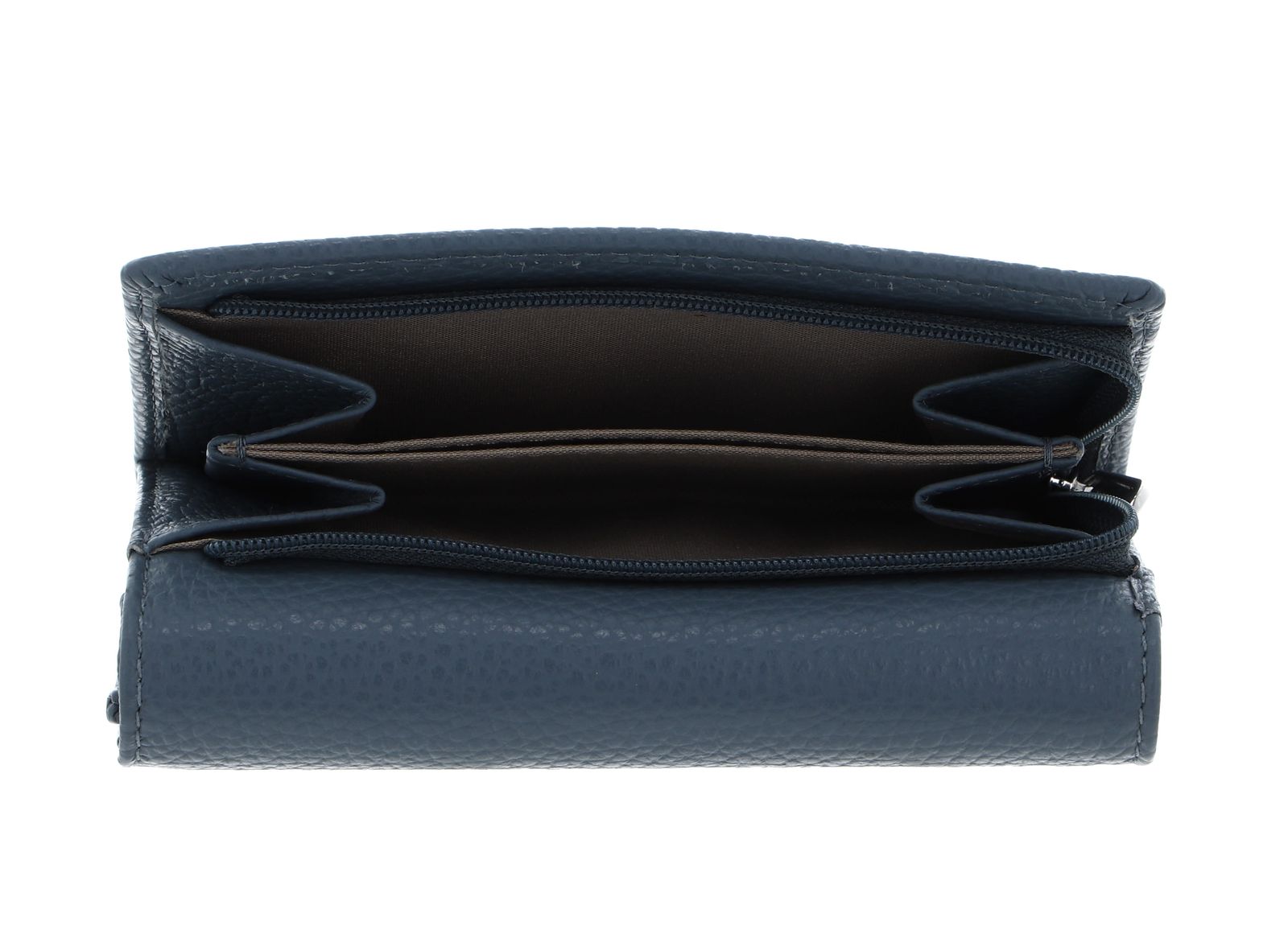 MANDARINA DUCK Mellow Leather Wallet with Flap M Iron MANDARINA DUCK Mellow Leather Wallet with Flap M Iron