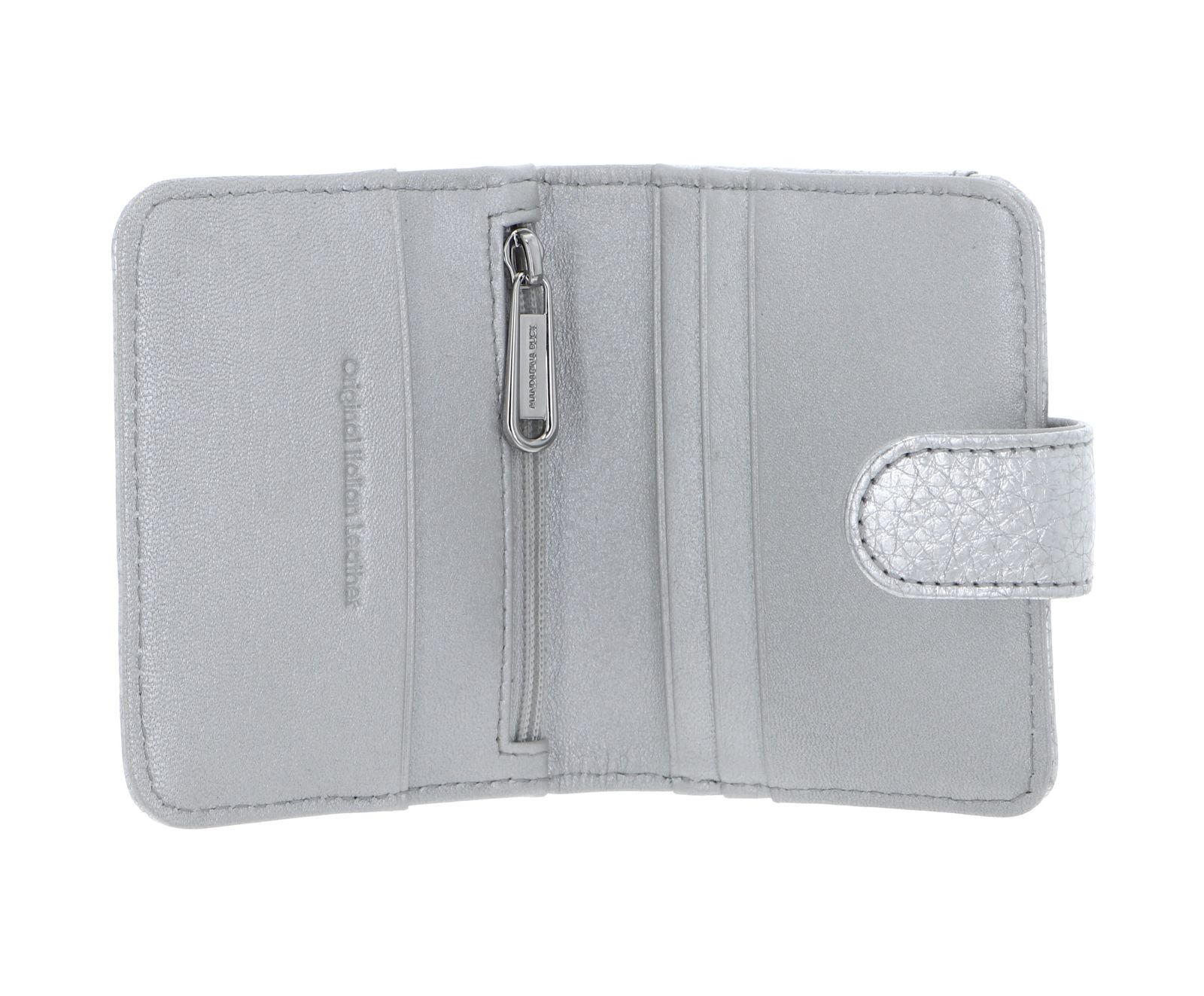 MANDARINA DUCK Mellow Metal Card Case Silver MANDARINA DUCK Mellow Metal Card Case Silver