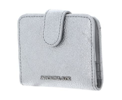 MANDARINA DUCK Mellow Metal Card Case Silver