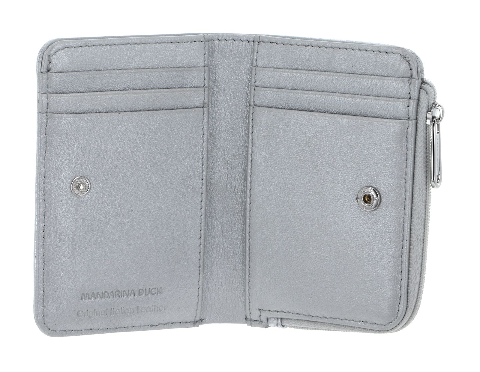 MANDARINA DUCK Mellow Metal Wallet Silver MANDARINA DUCK Mellow Metal Wallet Silver
