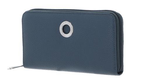 MANDARINA DUCK Mellow Leather Zip Around Wallet L Iron