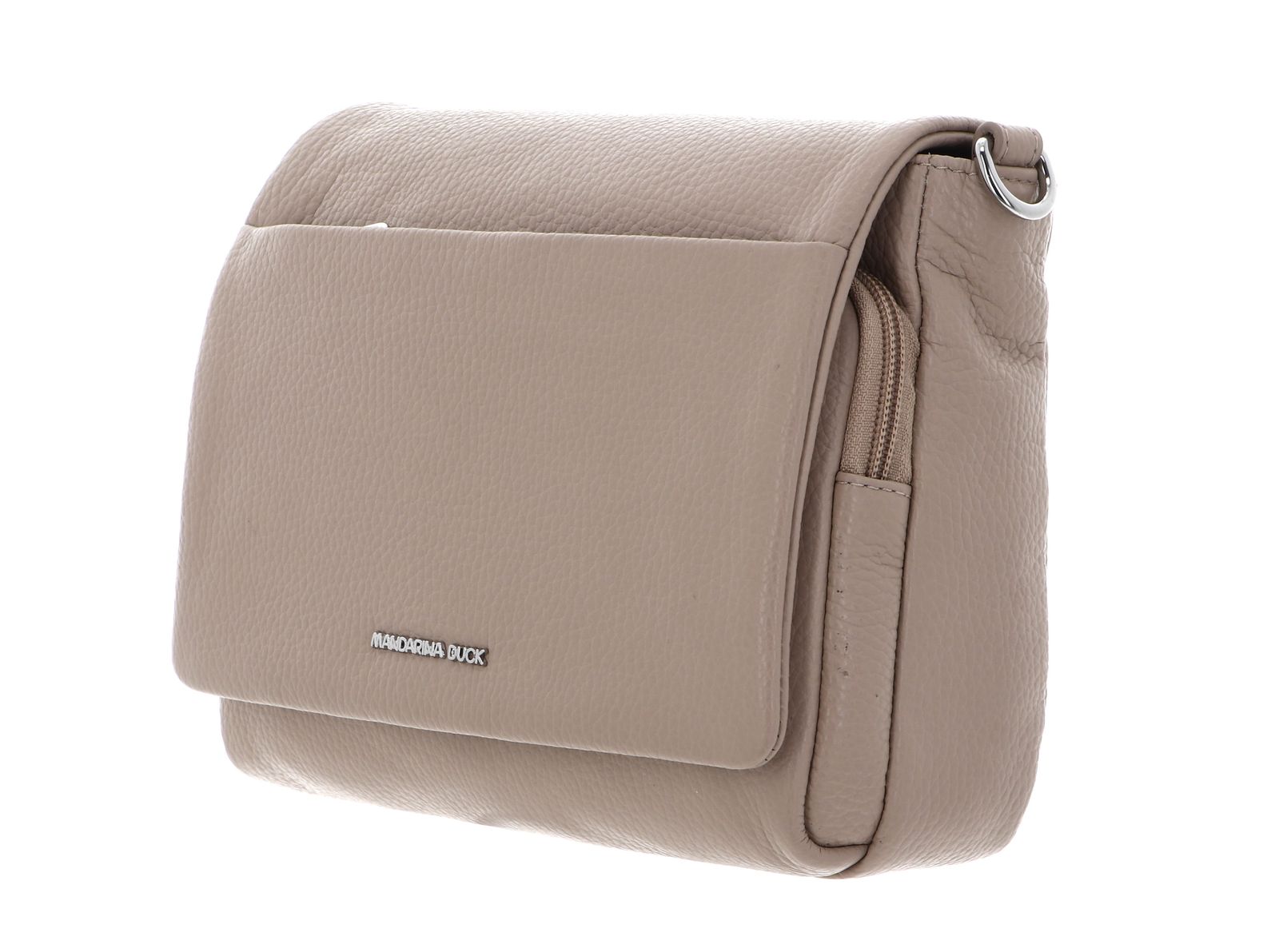 MANDARINA DUCK Mellow Leather Crossover Bag Warm Taupe MANDARINA DUCK Mellow Leather Crossover Bag Warm Taupe