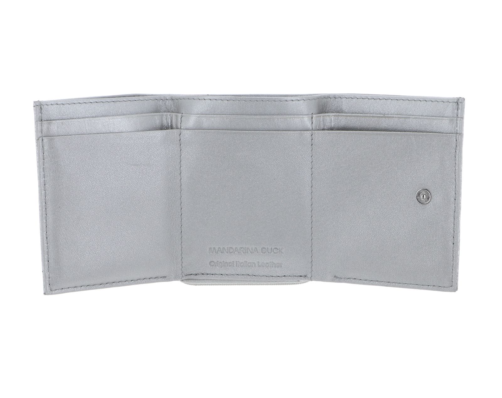MANDARINA DUCK Mellow Metal Wallet Silver MANDARINA DUCK Mellow Metal Wallet Silver