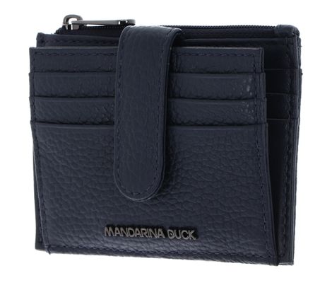 MANDARINA DUCK Mellow Leather Card Case Dress Blue