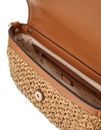 GUESS Siria Top Handle Flap Bag Natural / Caramel
