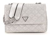GUESS Giully II Compound Convertible Flap Bag Silber GUESS Giully II Compound Convertible Flap Bag Silber