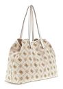 GUESS Neda Large 2 in 1 Tote Bag Creme White Logo GUESS Neda Large 2 in 1 Tote Bag Creme White Logo