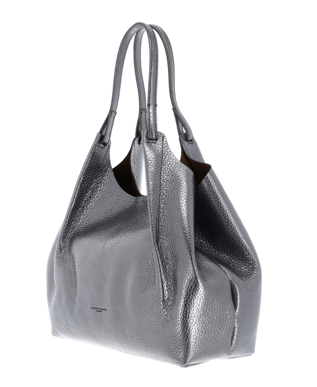 GIANNI CHIARINI Dua Shopping Bag City Noire - Castoro GIANNI CHIARINI Dua Shopping Bag City Noire - Castoro