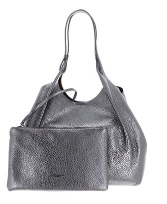 GIANNI CHIARINI Dua Shopping Bag City Noire - Castoro