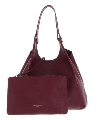 GIANNI CHIARINI Dua Shopping Bag Wine Berry - T. Moro