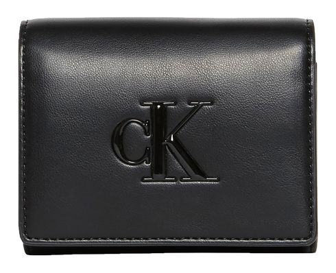Calvin Klein Bold Monogram Raised CK Bifold M Black