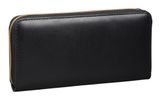 Calvin Klein Hardware Monogram Zip Around Wallet Black