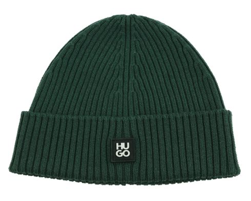 HUGO Xola Beanie Open Green