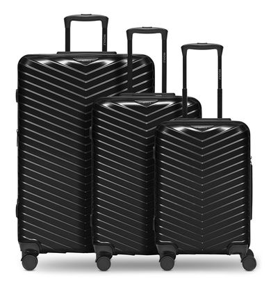 REDOLZ Essentials 18 Trolley Set 3-teilig Metallic Black