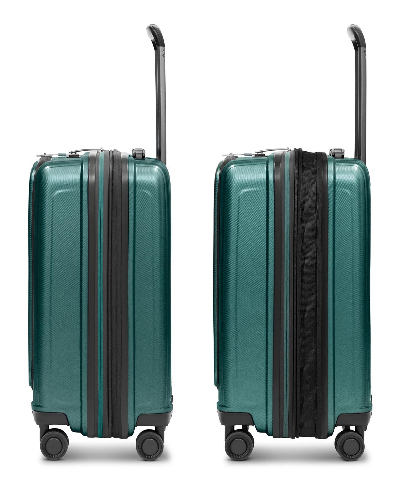 REDOLZ Essentials 14 Trolley ( Exp. With Front Pocket ) S+ Pearl-Green Metallic REDOLZ Essentials 14 Trolley ( Exp. With Front Pocket ) S+ Pearl-Green Metallic