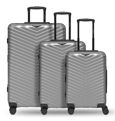 REDOLZ Essentials 18 Trolley Set 3-teilig Metallic-Silver Shiny