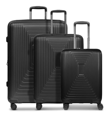 REDOLZ Essentials 14 Trolley Set 3-teilig ( S Exp. ) Black Metallic