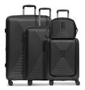 REDOLZ Essentials 14 Trolley Set 4-teilig ( S Exp. Front Pocket + Beauty Case ) Black Metallic REDOLZ Essentials 14 Trolley Set 4-teilig ( S Exp. Front Pocket + Beauty Case ) Black Metallic
