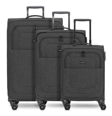 REDOLZ Essentials 12 Trolley-Set 3-teilig Black