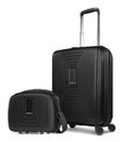 REDOLZ Essentials 14 Trolley Set 2-teilig ( S Exp. + Beauty Case ) Black Metallic REDOLZ Essentials 14 Trolley Set 2-teilig ( S Exp. + Beauty Case ) Black Metallic