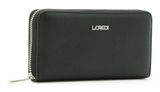 L.CREDI Perla Zip Around Wallet Black