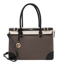 L.CREDI Plamena Shopper Dark Taupe Multi L.CREDI Plamena Shopper Dark Taupe Multi