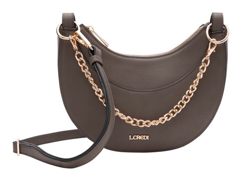 L.CREDI Paulette Crossbody Bag Dark Taupe