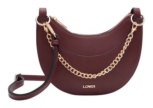 L.CREDI Paulette Crossbody Bag Wine